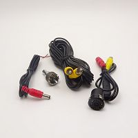 ВИДЕОкамера АВТОМОБИЛЬНАЯ цвет №368 ИК-подсветка (8LED)/0.1 Lux/140 град/парков.разметка/заднего вида(зеркальная)корпус-пластик IP67/-20°C.+60°C/черна