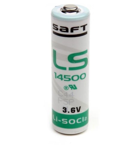 БАТАРЕЙКА ЛИТИЕВАЯ  14500(LS) 3.6v 2600mAh ( размер R06/ AA ) ( SAFT ) 9,36wh, Lithium Li-SOCI2, t экспл: -60+85°C.made in France) фото 2