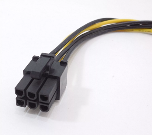 РАЗЪЕМ питания низковольт 6pin MMF-2x3F pitch шаг 3.0мм (Micro-FIT) (штекерный корпус + гнездовые контаты MF-2x3F провода 0.3m AWG20=0.5mm2, Корпус 7х фото 4