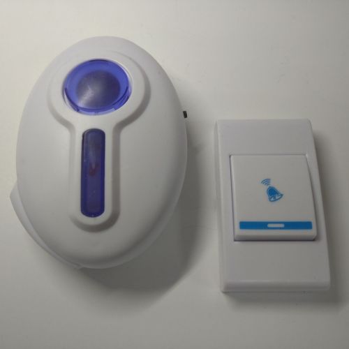 Звонок дверной беспроводной 32 мелодии DOOR BELL "01771 (GP-01771)"; выбор электронной мелодии; питание: (кнопка - бат.1 шт.-23А 12V,  звонок бат.2 шт фото 3