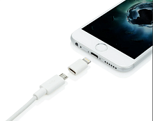 ПЕРЕХОДНИК Lightning (штекер) / microUSB (гнездо)