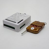 МОДУЛЬ ДУ устройствами 4 канала  315MHz ( ПРИЕМНИК+ПЕРЕДАТЧИК-пульт: 4кн. )  ( Брелок )  Для радиоупр.моделей; ДУ освещ;откр.дверей (гаражн.ворот),сиг