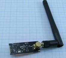 Модуль беспровод.передачи NRF24L01+ 2.4GHz ( с антенной- 85мм ) (Радио модуль, дальн.действ.до 1000м ) Для связи м/к ( в т.ч.ARDUINO ) между собой, те