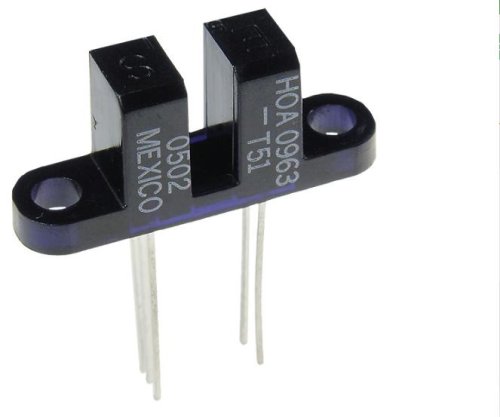 Датчик оптический щелевой HOA0963-T51 5PIN (24,5х10,7х6,3мм, ширина прорези-3,18мм ) 12V ИК (с триггером Шмидта) форма корпуса П-образная 2-а фланца д Датчик оптический щелевой HOA0963-T51 5PIN (24,5х10,7х6,3мм, ширина прорези-3,18мм ) 12V ИК (с триггером Шмидта) форма корпуса П-образная 2-а фланца д