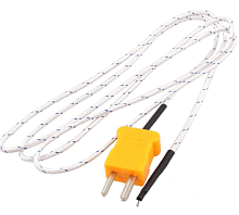 Датчик температуры TP-01 (Тип: K-type) в циф. термометрах TM902C/TES1310/1319/TM6801 и  пр.(Структура: Nickel-Chromium/Nickel-Aluminium (NiCr/NiAl))то