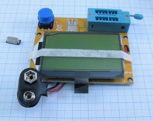 Прибор "Транзистор Тестер" FNiRSi LCR-T4 ( на ATmega328 ) ( Без корпуса ) Идентиф.и измер- R:0,1Om-50МOm, емк:25пф-100000mkF( ESR ), ин фото 2