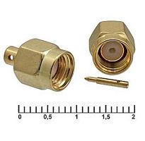 Разъем SMA-PSSW-141P GOLD гайка+штырь (внутр. резьба) 
