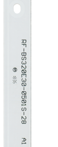 Светодиодная планка для подсветки ЖК панелей 32" (6V) (5+5линз) RF-BS320E30-0501S-28 (комплект 2 планки по 550 мм 5 линз) фото 4