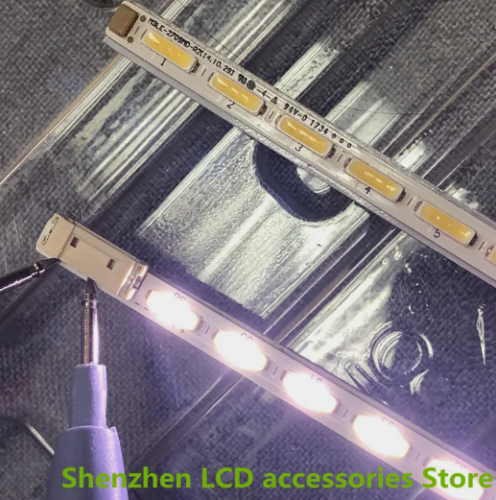 Светодиодная планка для подсветки ЖК панелей 27" 6V (36LED) M3LE-270SMD-R2 (360мм, 36 светодиодов) Комплект из двух планок