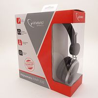 Наушники накладные Gembird MHP-300 цвет: ЧЕРНЫЙ; 20-20000Hz; 102dB; 32 Om; (в коробке)    