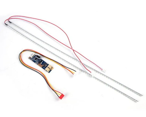 Комплект подсветки LCD и LED ТВ и мониторов 19-22" (длина лент 420мм) в комплекте 2 светодиодных ленты (smd) и плата управления/коммутации    к3988