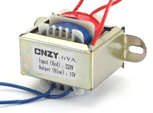 Трансформатор 220V 15V / 300mA  (EI41*20)  5VA (41х33х20)     S2321 фото 2