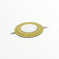 ЗП-3 пьезокерамический излучатель звука (Мет.) 2pin Кругл. корпус
