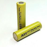 АККУМУЛЯТОР   18650  3,7V  1500mAh 8С(10A), Li-ION, высокотоковый, без платы защиты, TP (TENPOWER), max ток 10А; ICR18650, 18х65мм;
