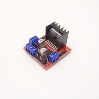 ДРАЙВЕР ШАГОВОГО ДВИГАТЕЛЯ L298N двухмостовый; для проект.ARDUINO (D02) Упр.двумя двигат; Uпит:5-35V; Iвых=2A на канал (при паралл.включ.1 двиг.-4A) ;