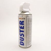 АЭРОЗОЛЬ сжатый воздух для продувки от пыли DUSTER Solins ( 400мл )  ( Сжиженный газ под высоким давлением ) Для продувки труднодоступных мест; для пр