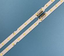 Светодиодная планка для подсветки ЖК панелей 49" 6V (2x38LED) (2 планки по 530мм 38 светодиодов 3030) AOT-49-NU7300-2X38-3030C (2 планки по 530мм 38 с