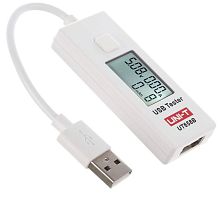 USB ТЕСТЕР напряжения и тока UT658b UNI-T U=3 -9V(10mV): A=0,01А … 3,5А (  ±1% ±5 единиц счета)