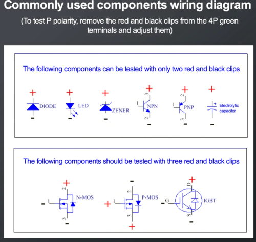 Прибор "Транзистор Тестер" EMC-03 LED дисплей-красные цифры фото 2