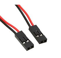 Разъем BLS-2 с контактом (два гнезда с двух сторон с проводом) (BLS-2 *2 AWG26 0.3m) с конт.2.54мм  