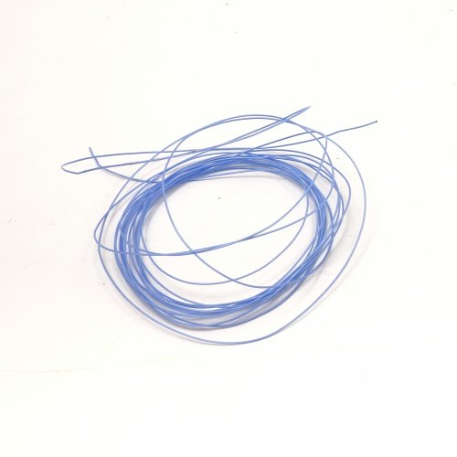 ПРОВОД ПОСЕРЕБРЕННЫЙ МНОГОЖИЛЬНЫЙ (Миниатюрный) 7 х 0,05мм (до 150V) Синий, OD 0.27мм; в тефлоновой изоляции ПРОВОД ПОСЕРЕБРЕННЫЙ МНОГОЖИЛЬНЫЙ (Миниатюрный) 7 х 0,05мм (до 150V) Синий, OD 0.27мм; в тефлоновой изоляции