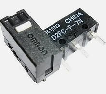 Микропереключатель, 3pin, ON-(ON) без фиксации, под пайку, 12,8x5,8x6,5мм, корпус: черный (D2FC-F-7N)
