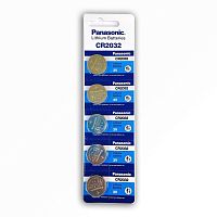 БАТАРЕЙКА ЛИТИЕВАЯ   2032  (CR2032) 3v Lithium( Li-MnO2 ) <Дисковая> ( 20х3,2мм ) ( PANASONIC) Прим: часы; ф