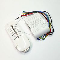 Универсальное дистанционное управление 220v ( 4 канала по 1500W) ET-4D Для управления люстрами, светильниками и др. . Mонтируется в люстру. Пит.пульта