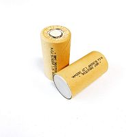 АККУМУЛЯТОР    1,2V   1600mAh (10C) SC  Ni-Cd РАСПРОДАЖА ( 23х43мм )  В картоне  QBAT D-SC1600HP  Для ремонта аккумуляторных шуруповертов