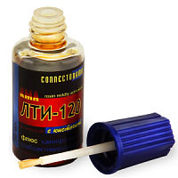 ФЛЮС ЛТИ-120 20мл (с кисточкой) CONNECTOR, С.Петербург 