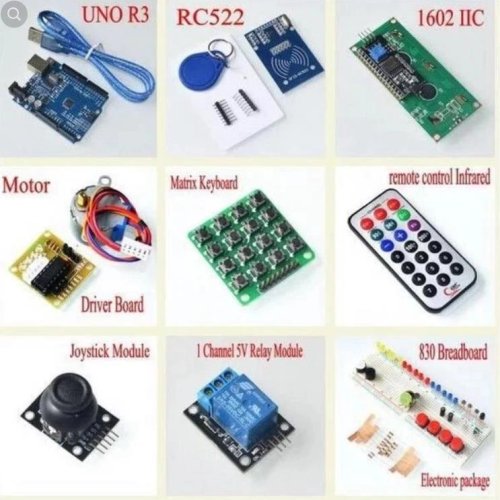КОНСТРУКТОР ЭЛЕКТРОННЫЙ ARDUINO Улучшенный набор ( + ИЗУЧЕНИЕ ТЕХНОЛОГИИ RFID )  Модуль ArduinoUNO R3; плата бесп. (830pin) ; модульRC522 (считыватель фото 4