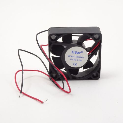 Вентилятор компьютерный DC12V, 50x50x15мм, подш. скольжения, 0.15A RQD5015MS, пластик
