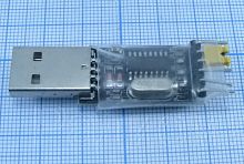 МОДУЛЬ: ПРЕОБРАЗОВАТЕЛЬ  USB/COM-TTL (USB-COM) (RS232) (CH340/CH340G-1)- 6pin  С уровнями TTL/CMOS и линиями: TxD, RxD; переключ-перемычкой  