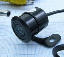 ВИДЕОкамера АВТОМОБИЛЬНАЯ цвет JKC-521 (JK-521) 1/3" CMOS PAL/NTSC 420TVL/Угол обзора 170 град./Объектив:1.7мм/Заднего вида(зеркальное отображение)/Ра