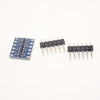 МОДУЛЬ: ПРЕОБРАЗОВАТЕЛЬ логических уровней 5V - 3V   I2C, UART, SPI. Имеет 4pin с каждой стороны, предназначенных для логических входов/выходов, и по 