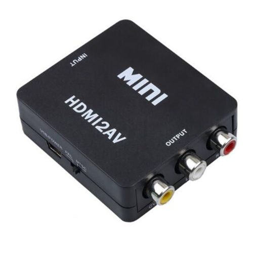 КОНВЕРТЕР AV в HDMI (AV2HDMI) (In: AV (3RCA) 1RCA -CVBS (композит.видео) +2 RCA L/R (звук); Out: HDMI ) цвет:черный фото 2