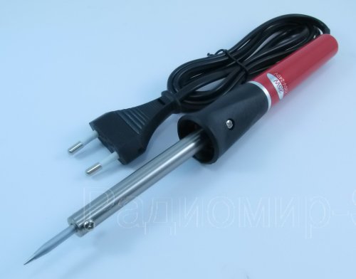 ПАЯЛЬНИК 25w 220v ( ZD-407 ) ( Ручка- пластик красн. ); нихромовый нагреватель; Long Life- долговеч.жало:d=3,8мм, тип: B1-1( 32007 ),B1-2( 32020 ),B1- ПАЯЛЬНИК 25w 220v ( ZD-407 ) ( Ручка- пластик красн. ); нихромовый нагреватель; Long Life- долговеч.жало:d=3,8мм, тип: B1-1( 32007 ),B1-2( 32020 ),B1-