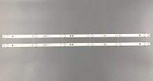 Светодиодная планка для подсветки ЖК панелей 32" 6V (6линз) KJ32D06-ZC22AG-09 (568 мм, 6 линз), разъем 3pin гн. по центру, платформа алюмин.