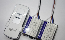 Универсальное дистанционное управление 220v ( 1 канал- 1000w ) пульт +2 контроллера Для управления люстрами, светильниками и др.приборами. Монтируется