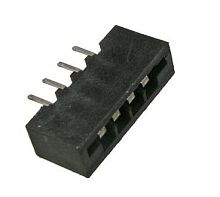 Разъем FB-04 4pin (гнездо шаг 2,54мм под Шлейф) питания низковольтный 