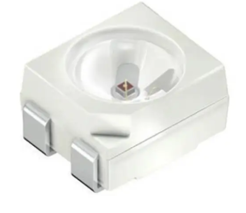 СВЕТОДИОД SMD 3528 красный (линза прозрачная) 2,15V (3.5x2.8х2.1 mm) 2475мкд, 120*, 50mA