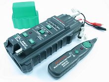 Кабельный ТЕСТЕР- трассоискатель MS6813T MASTECH  Тест каб:UTP/STP(RJ45);телеф.(RJ11);коакс.(BNC); двухпровод.каб.(выявл.разрыв.,корот.замык,пров-ка ц