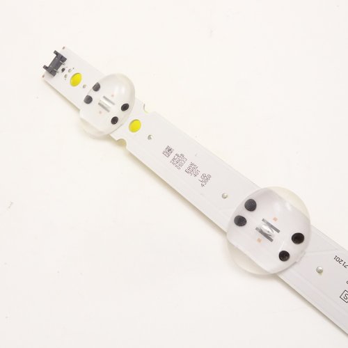 Светодиодная планка для подсветки ЖК панелей 43" (5линз)  SSC_43LK61(LGD)_5LED_SVL430A60_REV1.0 (440 мм 5 линз), 445ммх20мм, Линзы овальн., разъем сбо