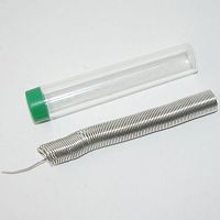 ПРИПОЙ  0,8 мм   10 гр. (колба) ПОС-99 с флюсом, Олово-99%; Медь-0,7%, Бессвинцовый,  t плавления=220°C для пайки компонентов Hi-END/ Hi-Fi, Китай