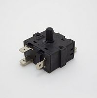 Переключатель поворотный для масляного обогревателя OFF-ON-ON 5pin (5 положений по кругу)  (30х30мм)  крепеж 28мм T100/55/XK1, KDT-102 ,KST-01 (SER/PR