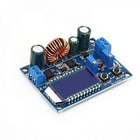 Понижающий + Повышающий DC-DC 5.5..30V>>0.5...30V (регулир.) с ЖК вольт-амперметром max 4A (на ZK-SJVA-4X) преобразователь пост.напряжения;част:180кГц