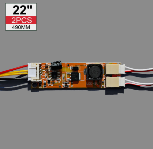 Комплект подсветки LCD и LED ТВ и мониторов 22-24" (длина лент 490мм) DC10-30V в комплекте 2 светодиодных ленты (smd) и плата управления/коммутации фото 3