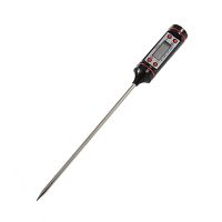 Кухонный термометр TP-101 Цифровой LED диспл: 22х8мм/ габар:80x21мм Диап. измер.t: -50...300°С(±0,1°С)фиксация показаний- HOLD;автоотключ:15мин; щуп:н
