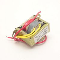 Трансформатор 220V 15V / 600ma (9W) с проводами 43х36х36мм/ крепление 52мм   (11113)  