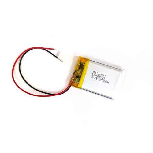 АККУМУЛЯТОР LP 402535-PCM (35х25х4,0мм) 3,7v 250mAh Li-Pol (с платой защиты- PCM), (элемент) провода под пайку 